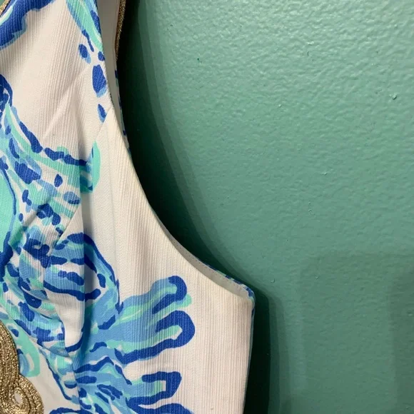 Lily Pulitzer Emery Shift Dress in Barefoot Princess in Resort White Size 4 - Picture 4 of 15